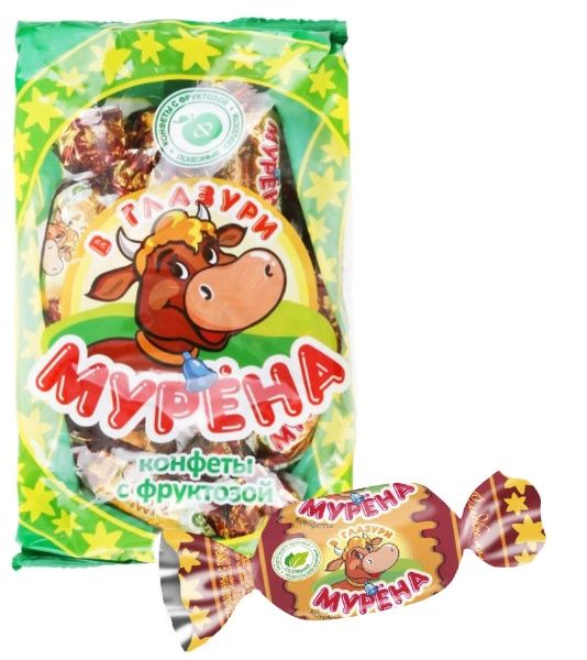 Изображение товара Конфеты Мурёна в глазури с фруктозой Шугарофф 185г Конфеты Мурёна в глазури с фруктозой Шугарофф 185г фотография