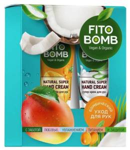 Набор косметический Бомбический уход для рук серии Fito Bomb Фитокосметик №50
