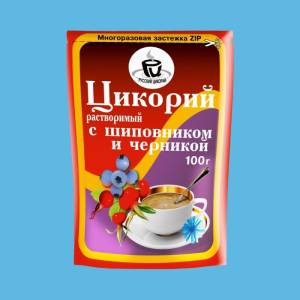 Цикорий раст.дойпак zip черника шиповник 100г